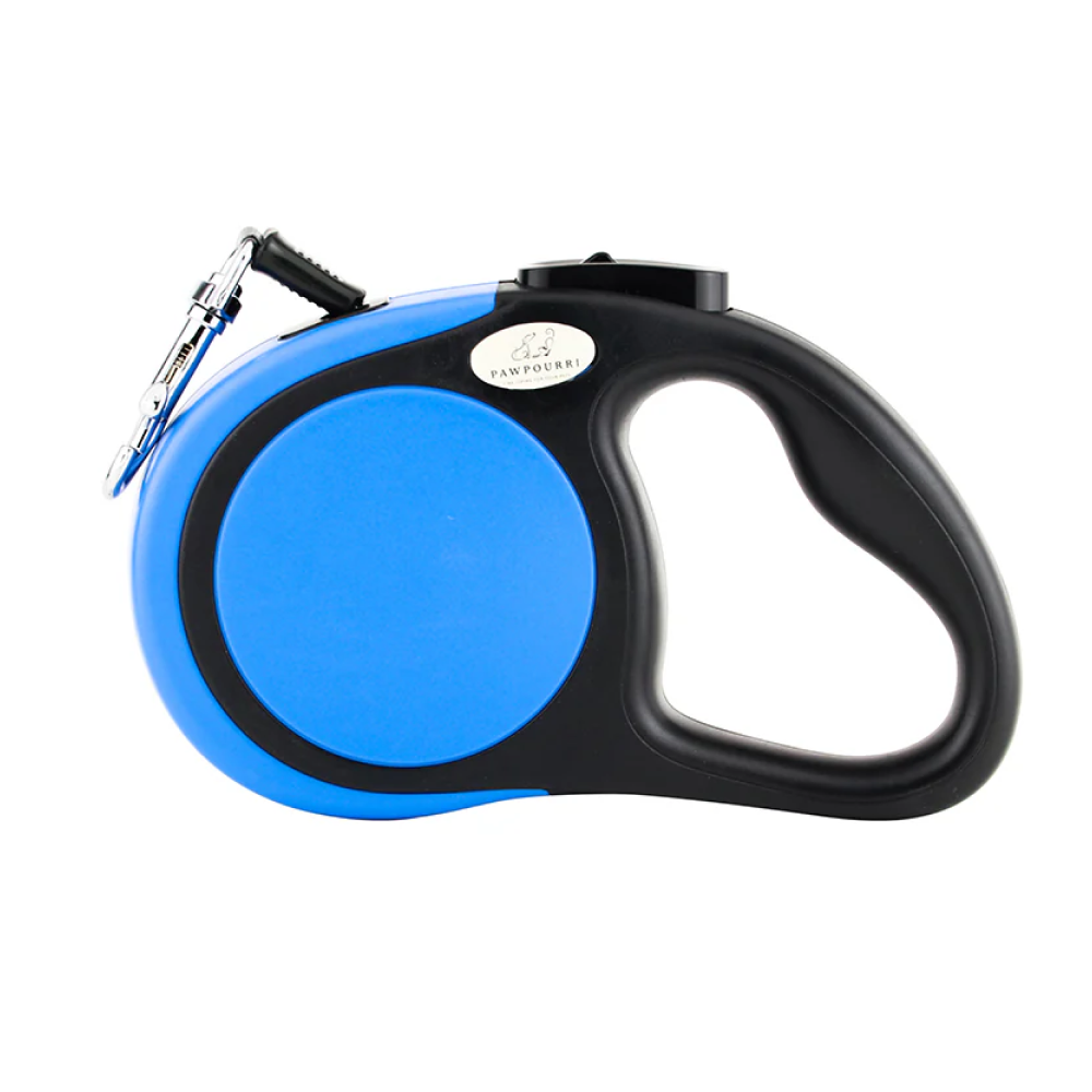 Pawpourri Retractable Leash for Dogs Blue