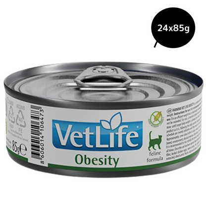 Farmina Vet Life Obesity Feline Formula Diet Cat Wet Food