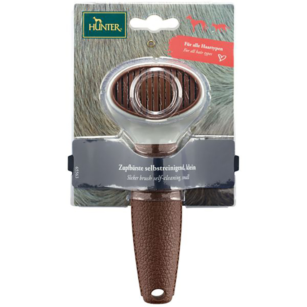 Hunter Plucking Self Cleaning Spa Brush for Dogs and Cats