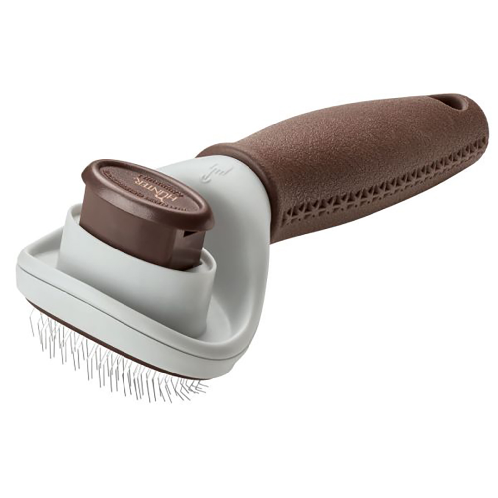 Hunter Plucking Self Cleaning Spa Brush for Dogs and Cats