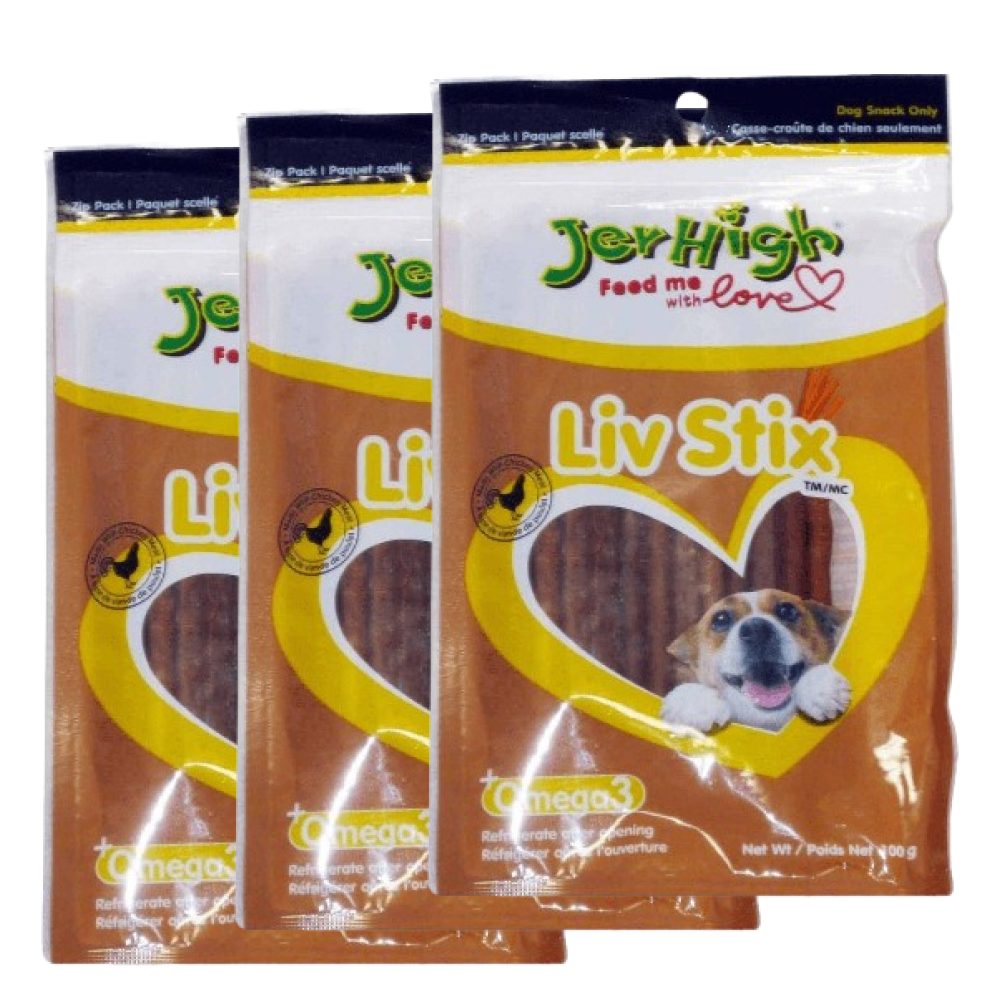 JerHigh Liver Stix Dog Treats