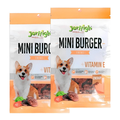 JerHigh Mini Burger Dog Treats