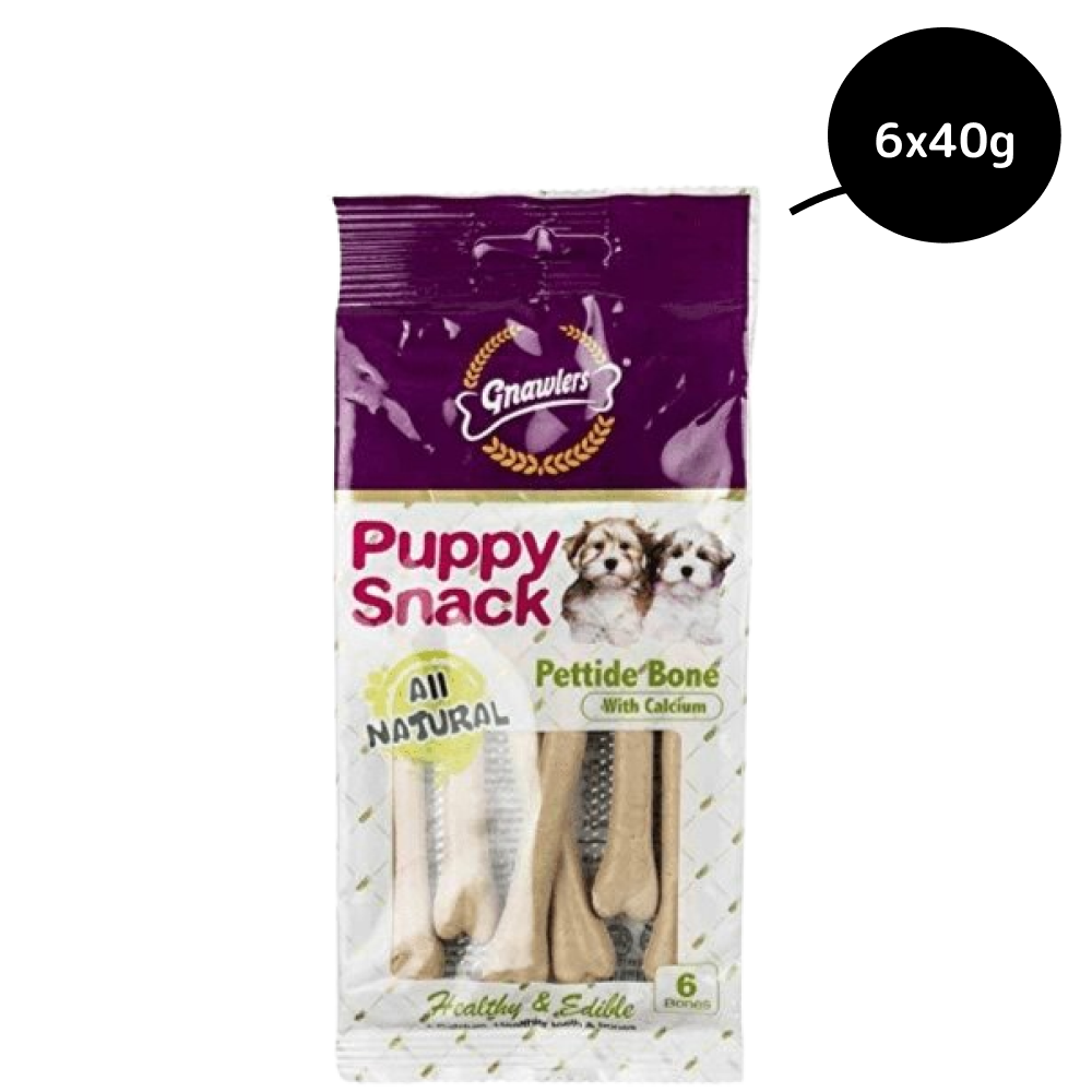 Gnawlers Puppy Snack Pettide Bone Dog Treats