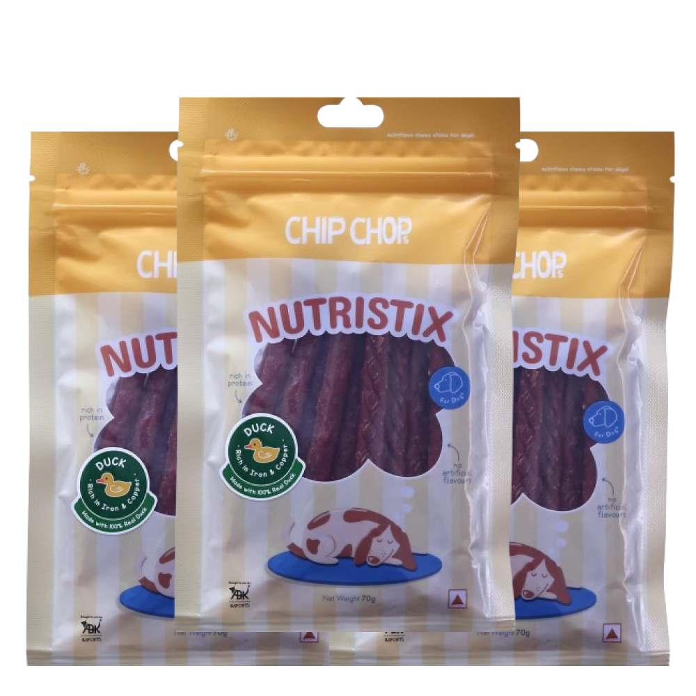 Chip Chops Duck Nutristix Dog Treats
