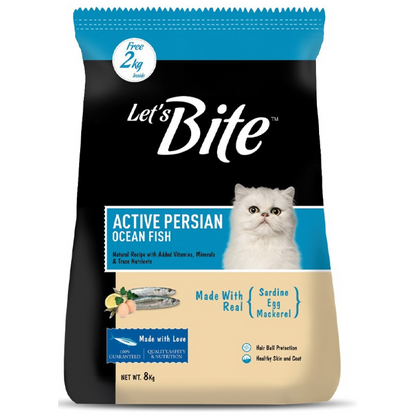 Lets Bite Active Persian Ocean Fish Cat Dry Food