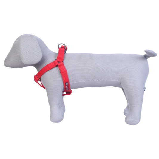 Pets Like Regular Spun Polyester Harness for Dogs red