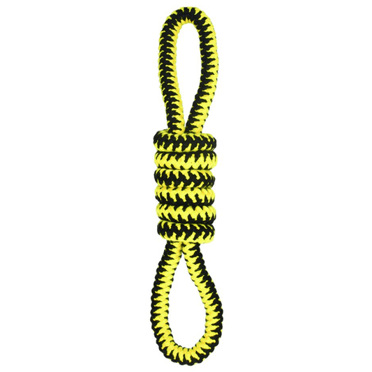 M Pets Twist Node Toy for Dogs Yellow