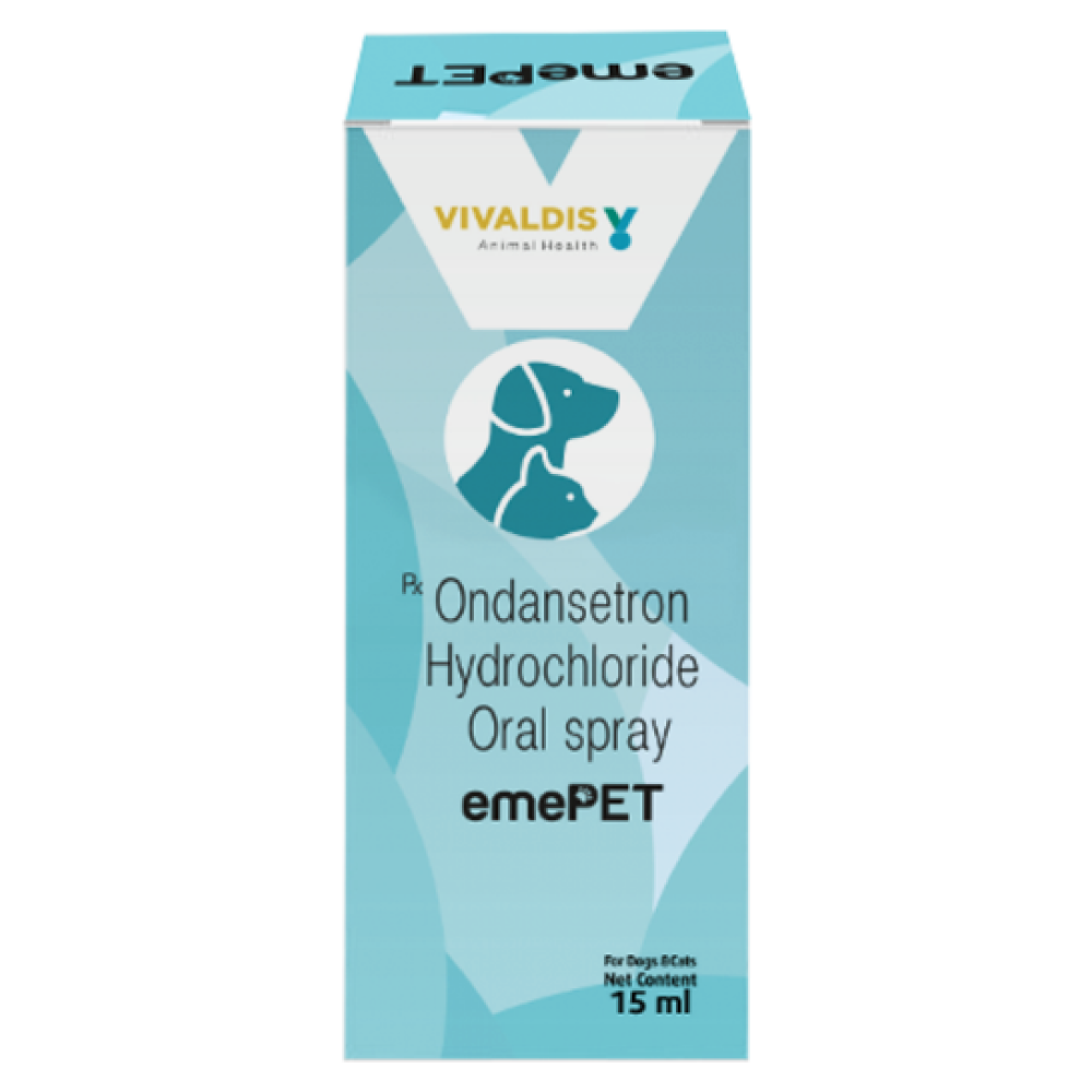 Vivaldis Emepet Oral Spray Ondansetron for Dogs  Cats 15ml