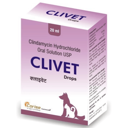 Corise Clivet Clindamycin Drops for Dogs and Cats 30ml