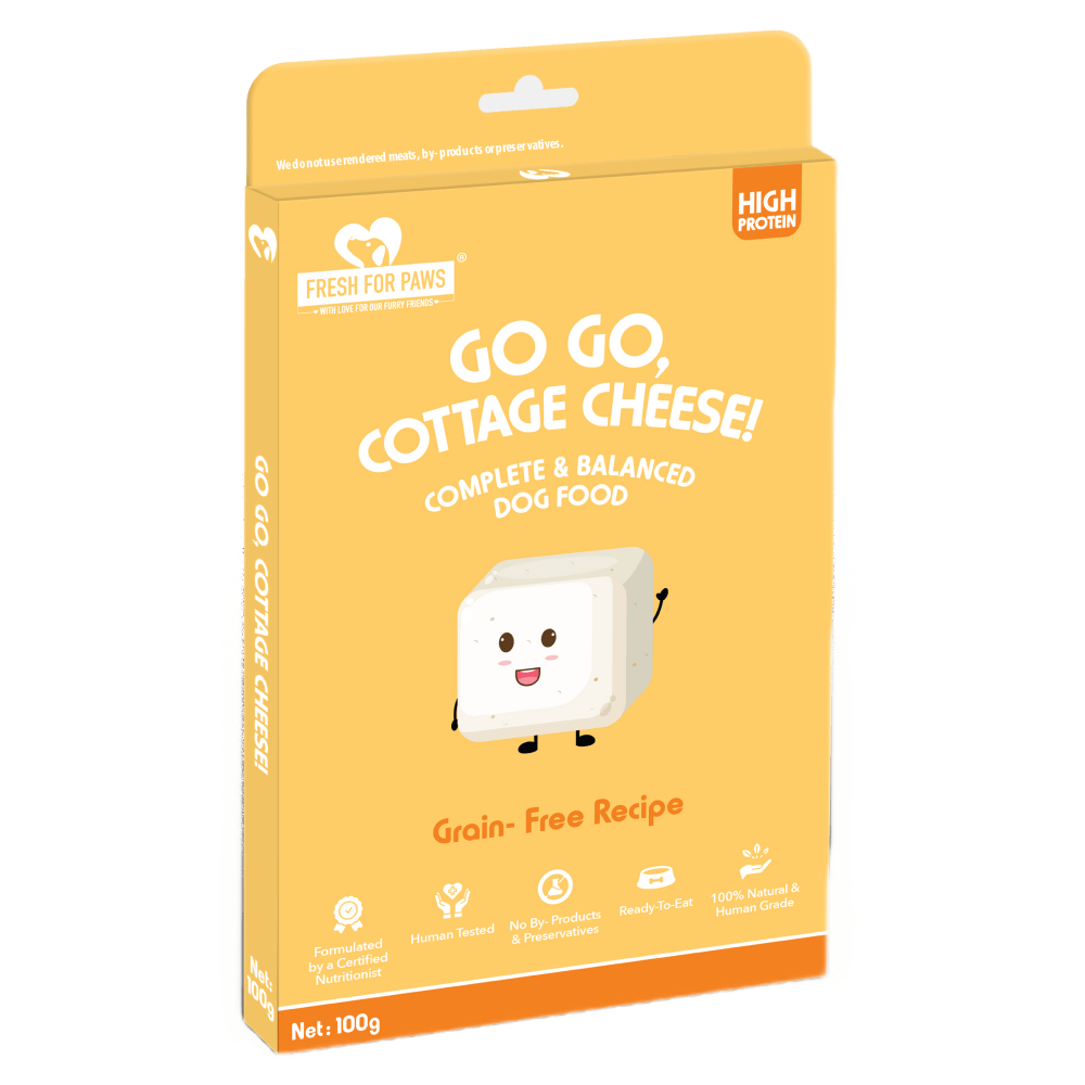 Fresh For Paws Go Go Cottage Cheese Dog Wet Food 100g