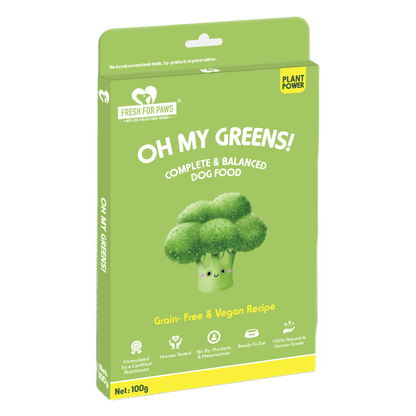 Fresh For Paws Oh My Greens Dog Wet Food 100g