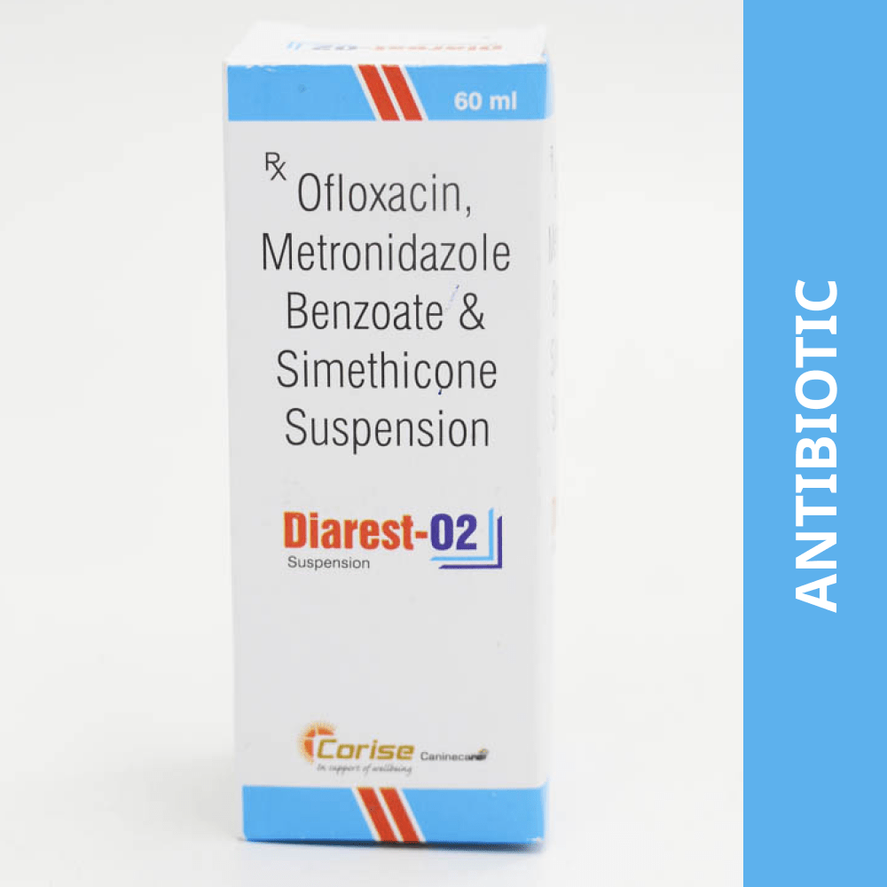 Corise Diarest O2 Suspension Antidiarrheal for Dogs  Cats 60ml