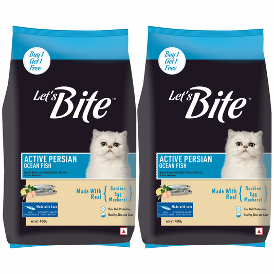 Lets Bite Active Persian Ocean Fish Cat Dry Food