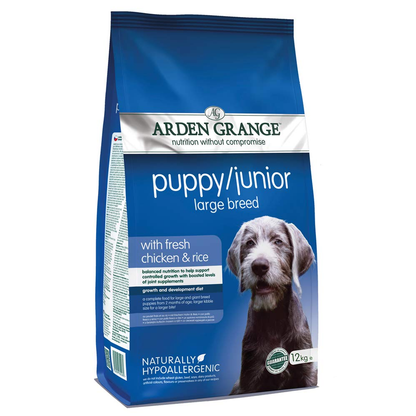 Arden Grange Puppy Junior Large Breed Dog Dry Food  Fresh Chicken