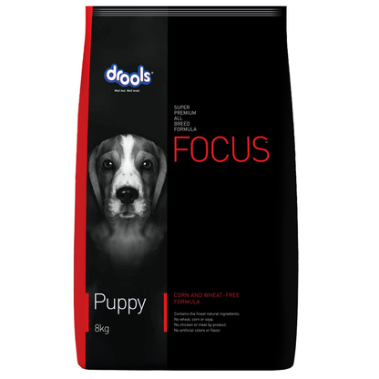 Drools Focus Super Premium Puppy Dog Dry Food  Corn  Wheat Free Formula