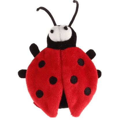 GiGwi Melody Chaser with Motion Activated Sound Chip Beetle Toy for Cats Red