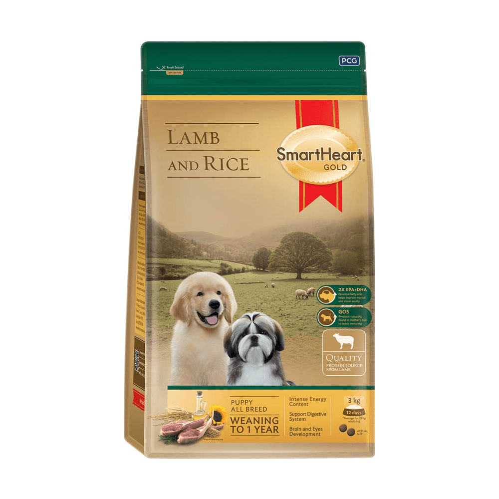 SmartHeart Gold Lamb  Rice Puppy Dry Food