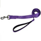 Glenand Petz Pure Nylon Padded Leash for Dogs Purple