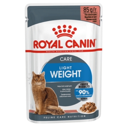 Royal Canin Fit 32 Dry Food and Light Weight Care Gravy Wet Adult Cat Food Combo