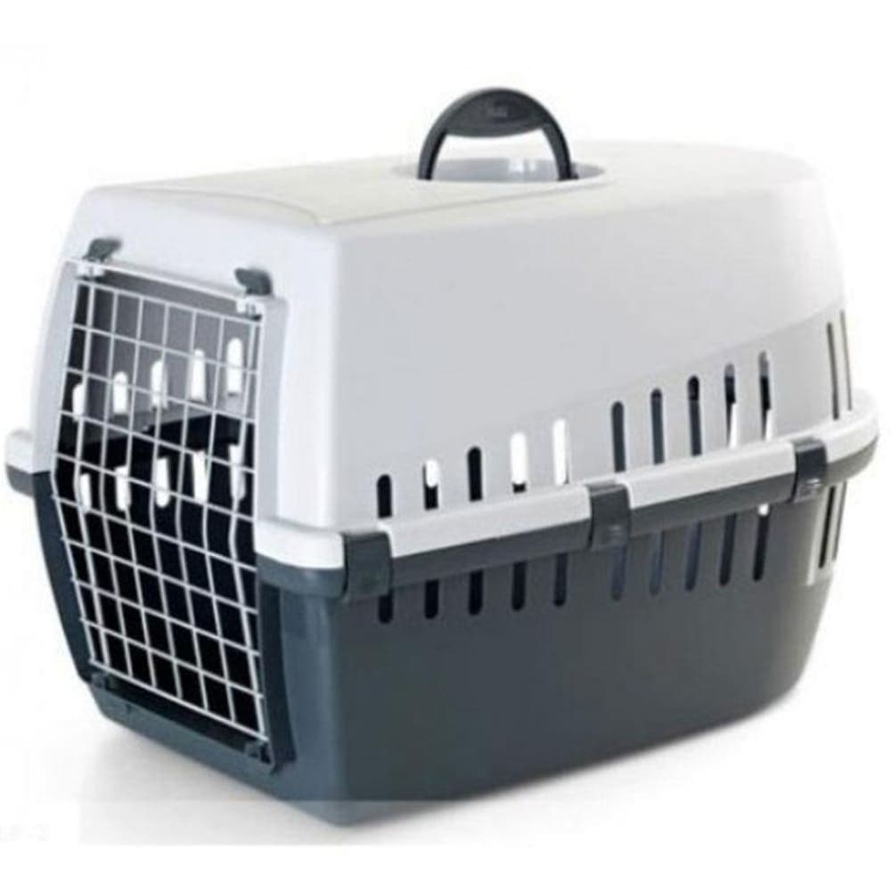 Savic Trotter 3 IATA Approved Travel Carrier for Dogs and Cats Dark Grey