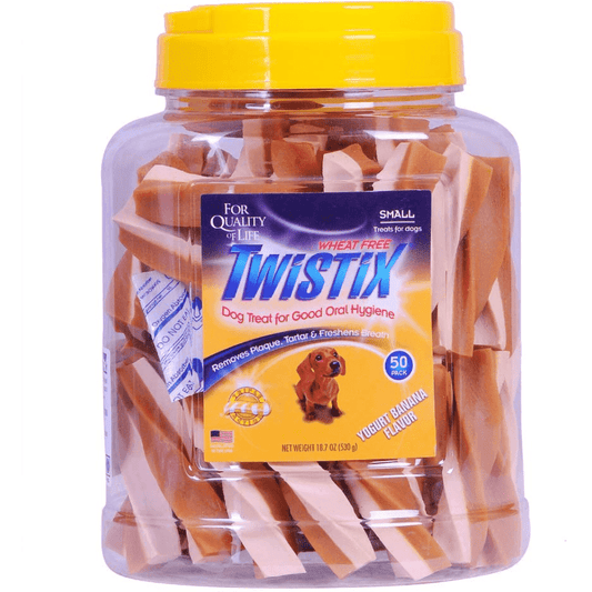 NPIC Twistix Yogurt  Banana Canister Dog Treats