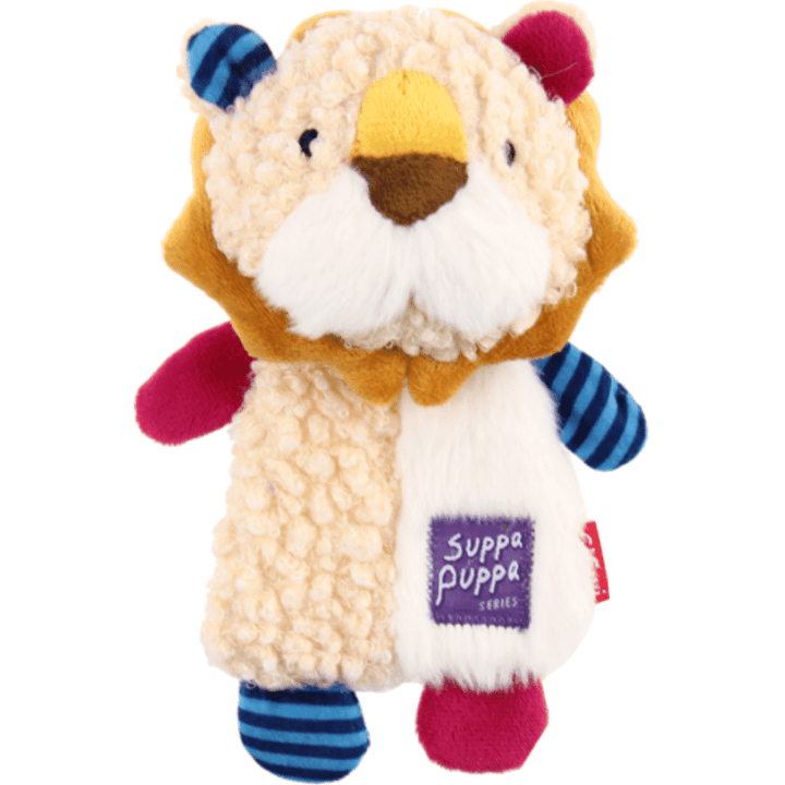 GiGwi Suppa Puppa Lion Squeaker Inside Toy for Dogs  For Soft Chewers