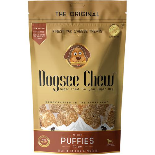 Dogsee Chew 100 Natural Yak Cheese Puffies Dog Treat