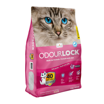 Intersand Scented Odour Lock Calming Baby Powder Cat Litter