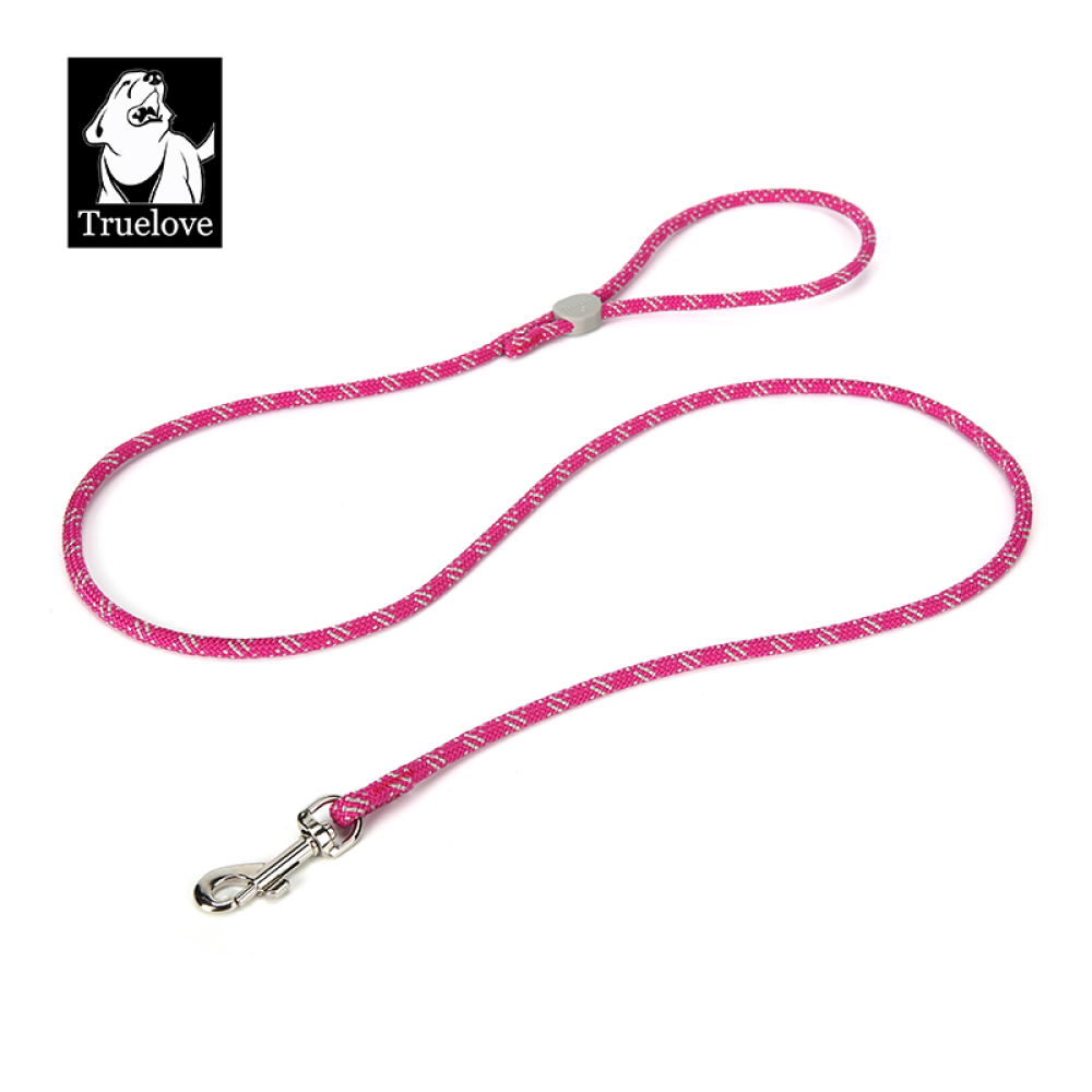 Truelove High Density Rope Webbing Leash for Dogs Fuchsia