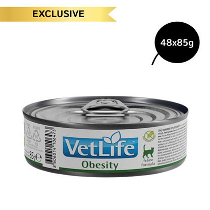 Farmina Vet Life Obesity Feline Formula Diet Cat Wet Food