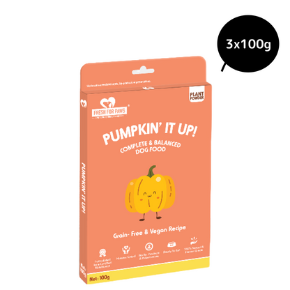 Fresh For Paws Pumpkin It Up Dog Wet Food 100g