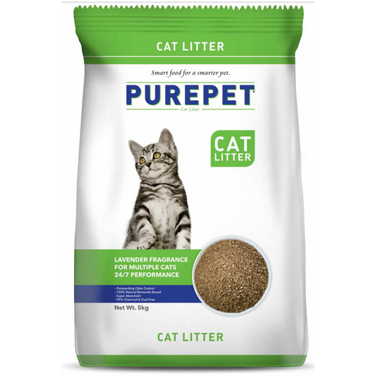 Purepet Lavender Scented Clumping Cat Litter
