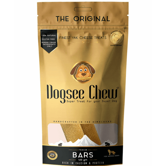 Dogsee Chew 100 Natural Yak Milk Bars Medium Breed Dog Treats