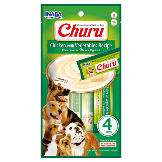 INABA Churu Chicken with Vegetable Flavour Dog Treats