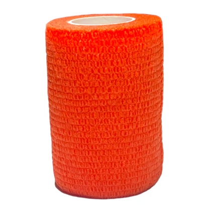 Talking Dog Club Self Adhesive Paws Wraps for Dogs Orange