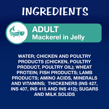 Purina Felix Mackerel with Jelly Adult and Chicken with Jelly Kitten Cat Wet Food Combo