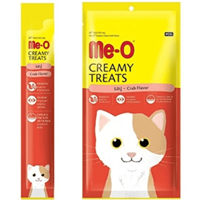 Me O Creamy Crab and Creamy Bonito Cat Treat Combo