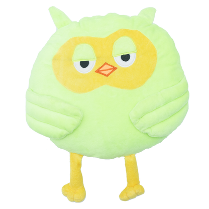 Pet And Parents Owl Cushion Toy for Dogs Green