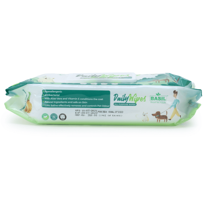 Basil All Purpose Wet Wipes 18x20 cm