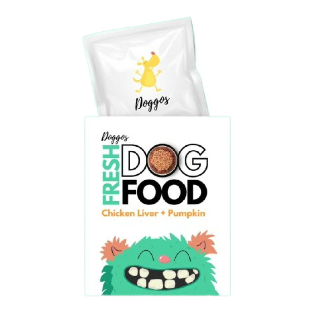 Doggos Mini Monster Chicken and Pumpkin Fresh Small Breeds Dog Wet Food