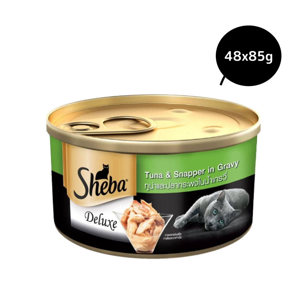 Sheba Complete Nutrition Tuna White Meat  Snapper In Gravy Cat Wet Food