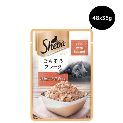 Sheba Fish with Sasami Premium Cat Wet Food