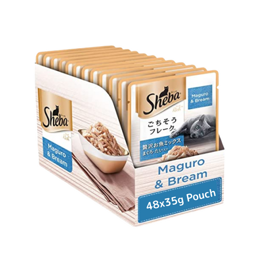 Sheba Maguro  Bream Fish Mix Premium Cat Wet Food