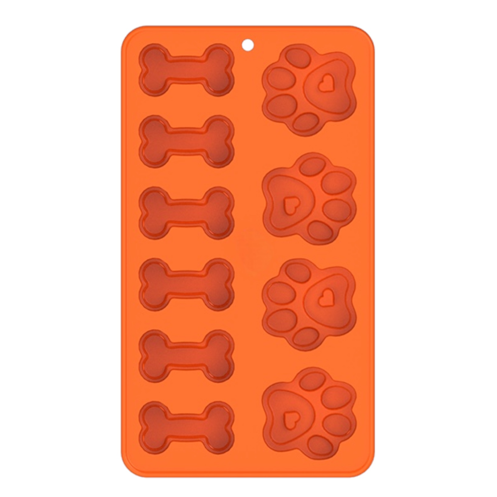 Talking Dog Club Treat Silicon Mould for Dogs Orange