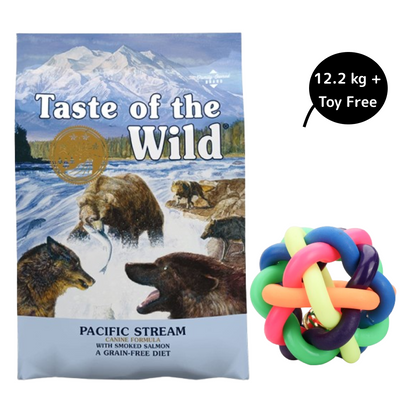 Taste of the Wild Pacific Stream Smoked Salmon Adult Dog Dry Food  Grain Free Formula