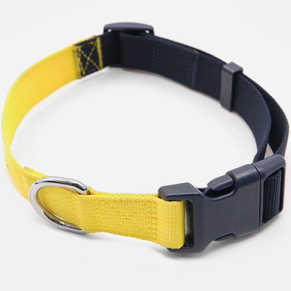 Tommy Hilfiger Webbing Collar for Dogs Yellow