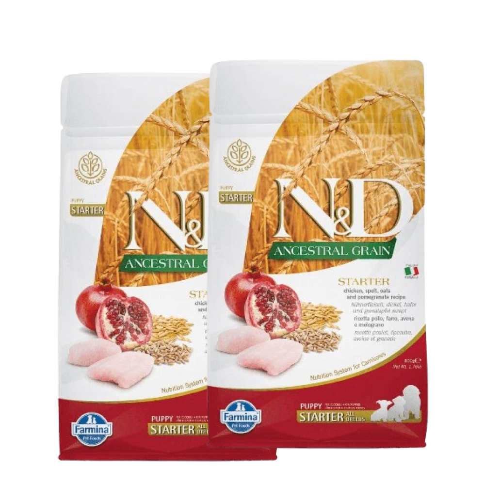 Farmina ND Chicken  Pomegranate Ancestral Grain Starter Puppy Dog Dry Food
