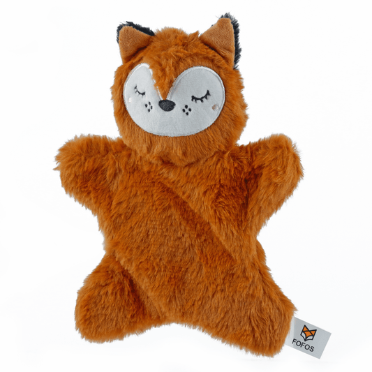 Fofos Glove Plush Fox Toy for Dogs  For Soft Chewers