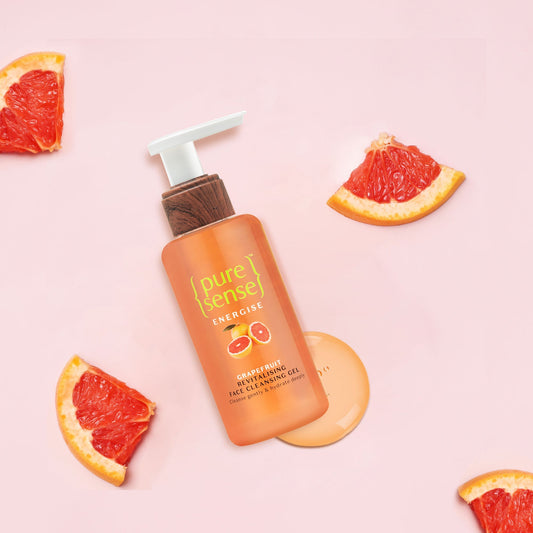 Energise Grapefruit Revitalising Face Cleansing Gel Face Wash  From the makers of Parachute Advansed  100ml