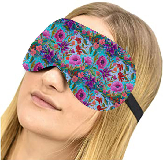 Lushomes Sleep Eyemask - Light Blocking, Soft, Comfortable for Men & Women. Ideal for Travel, Sleeping, Shift Work. Single Pc with Zipper.